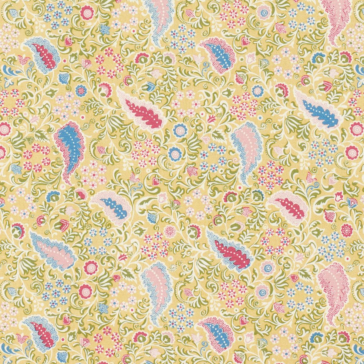 SCHUMACHER ASHBURY PEGGY PAISLEY PRINTS PRINTS LEMONADE - 182431