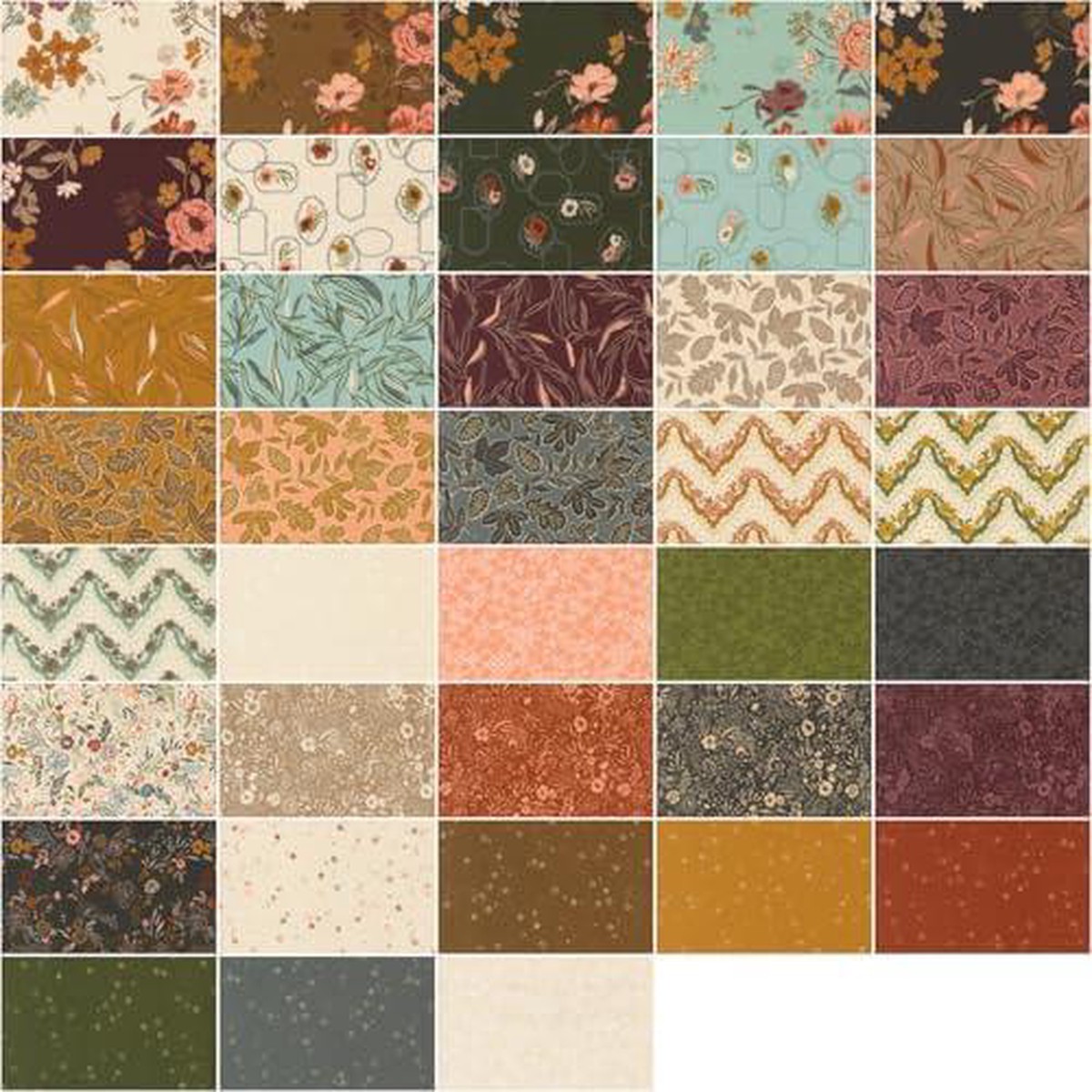 Moda - Foraged, Found & Hand Me Down - Fancy That Design House - 38 Fat Quarters