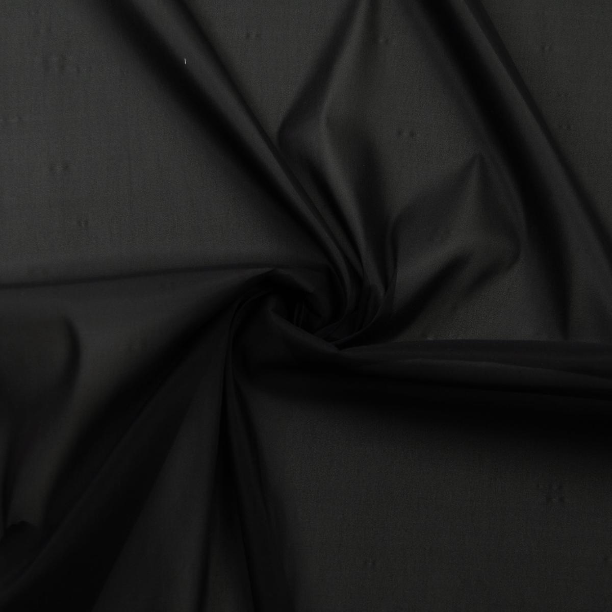 Trek Black Stretch Polyester Voile Fabric