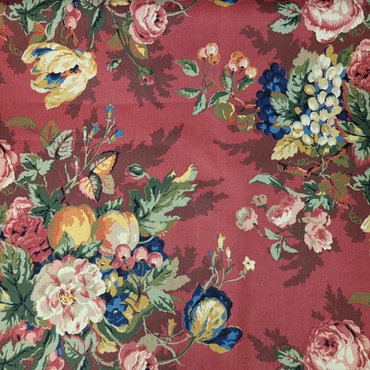 Queensland in Crimson BTY 54" Wide P Kaufmann 100% Cotton Duck