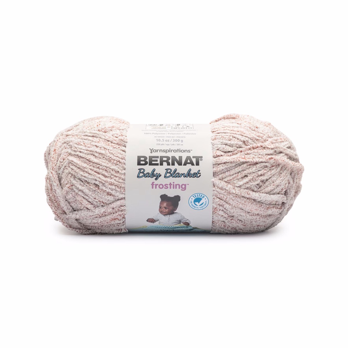 Bernat Baby Blanket Frosting Yarn - Cozy Rosie