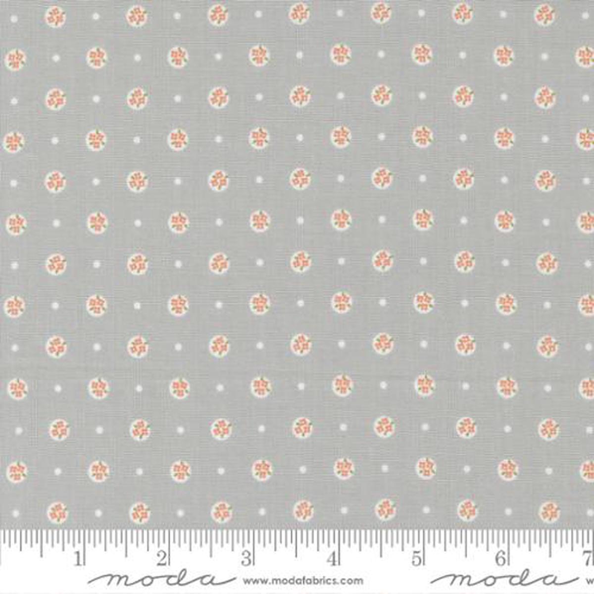 Peachy Keen-Posy Polka Blenders-Grey