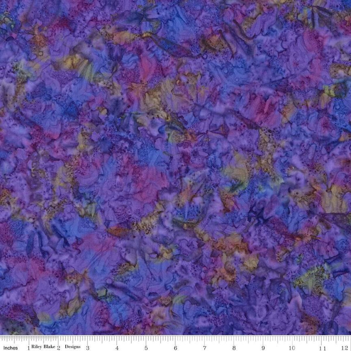 Fabric Riley Blake Purple Hand Dyed Batiks 108" Wide Back by the Quarter Yard BTWB258