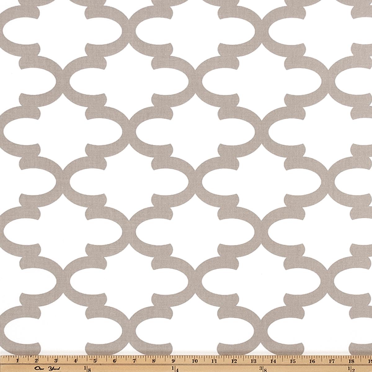 Fynn White Ecru Fabric By Premier Prints