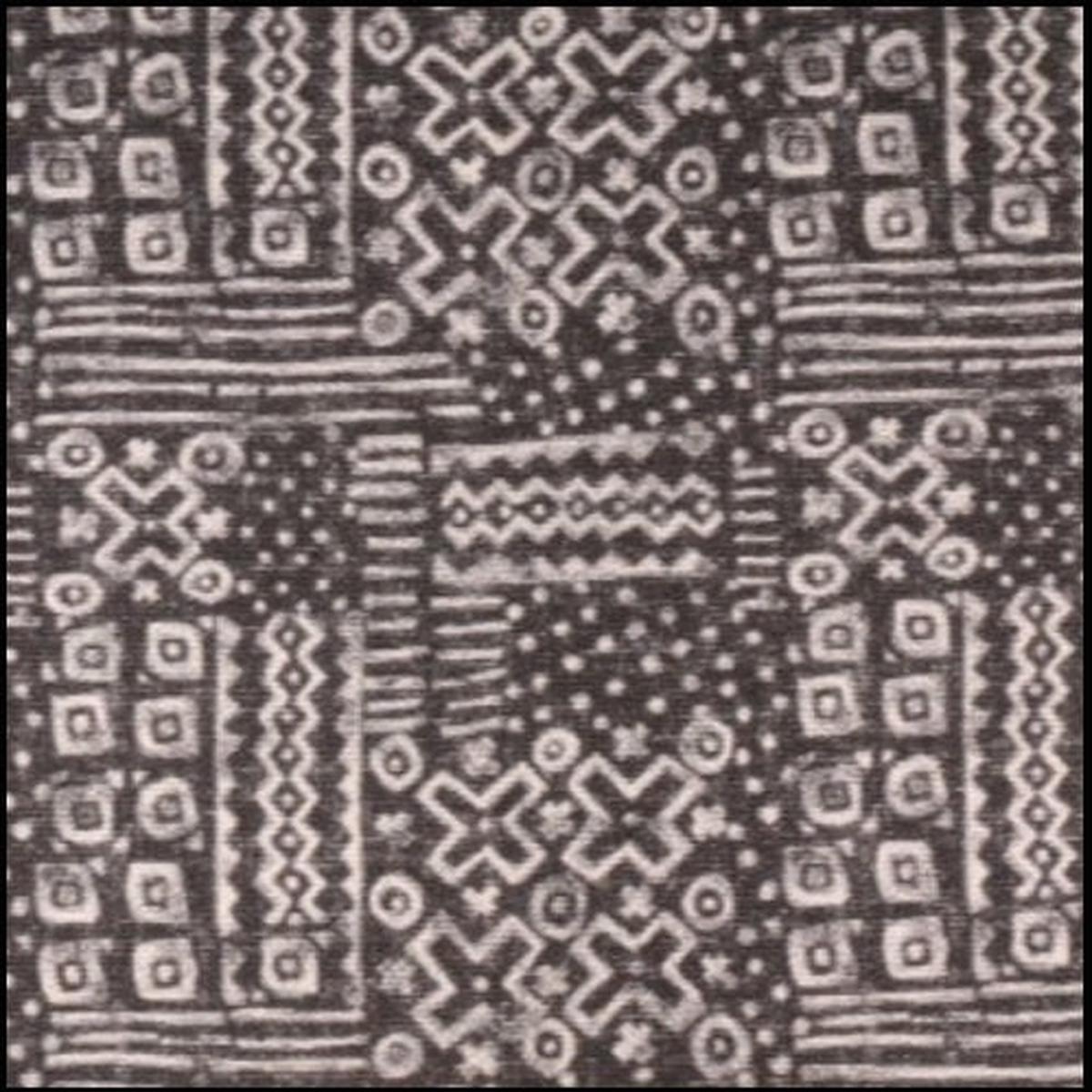 Robert Allen Nomadic Fabric in Soft Black