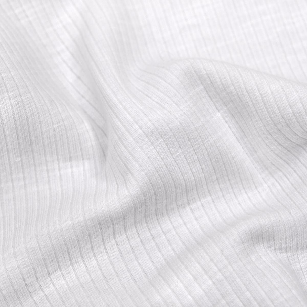Comfy Cotton Rib Knit - White