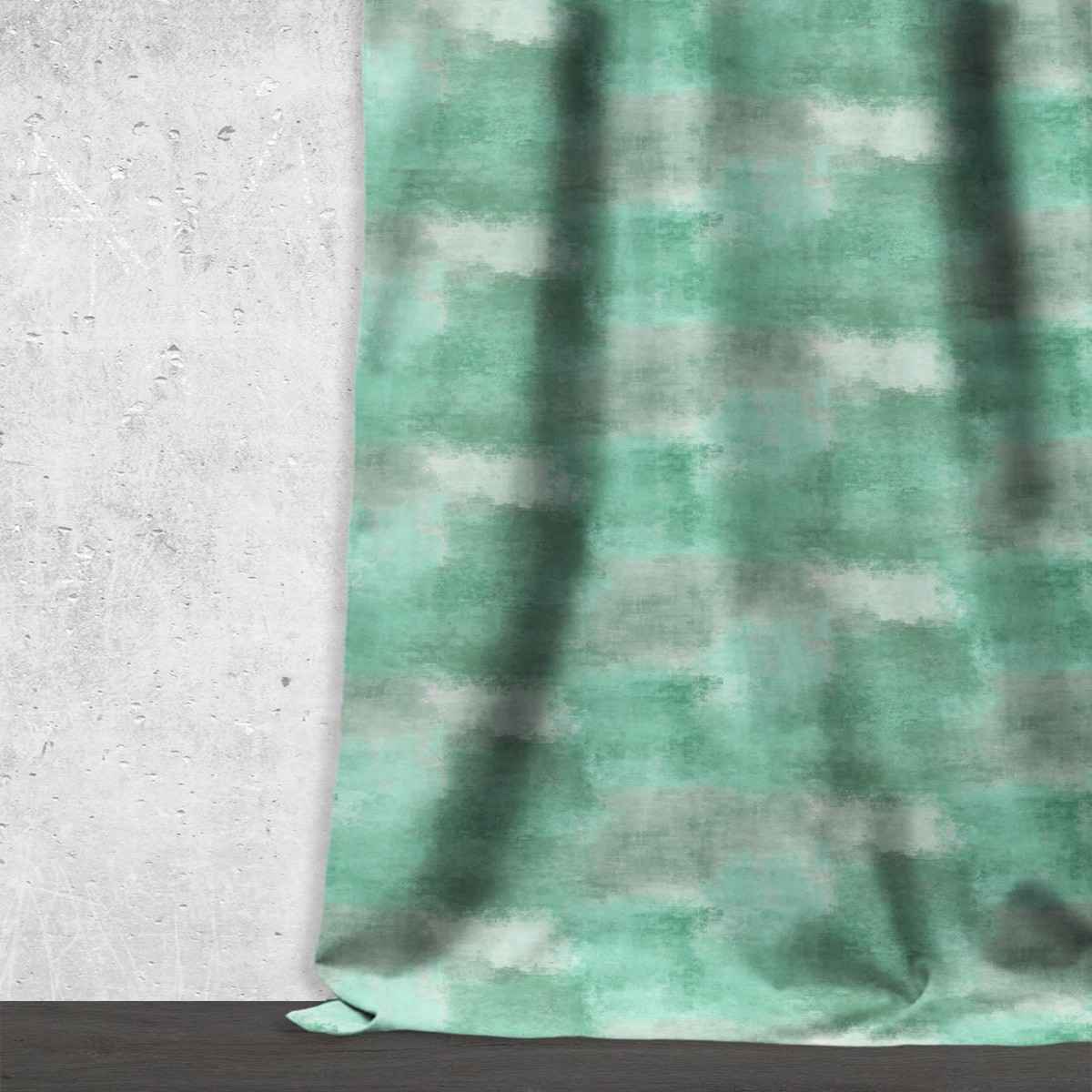 'Greenery Dash' Fabric by the Metre (Green)