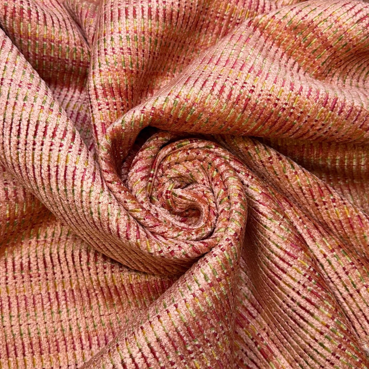 Hyperbola - Cotton Blend Woven - Pink Multi Stripes - Bundles