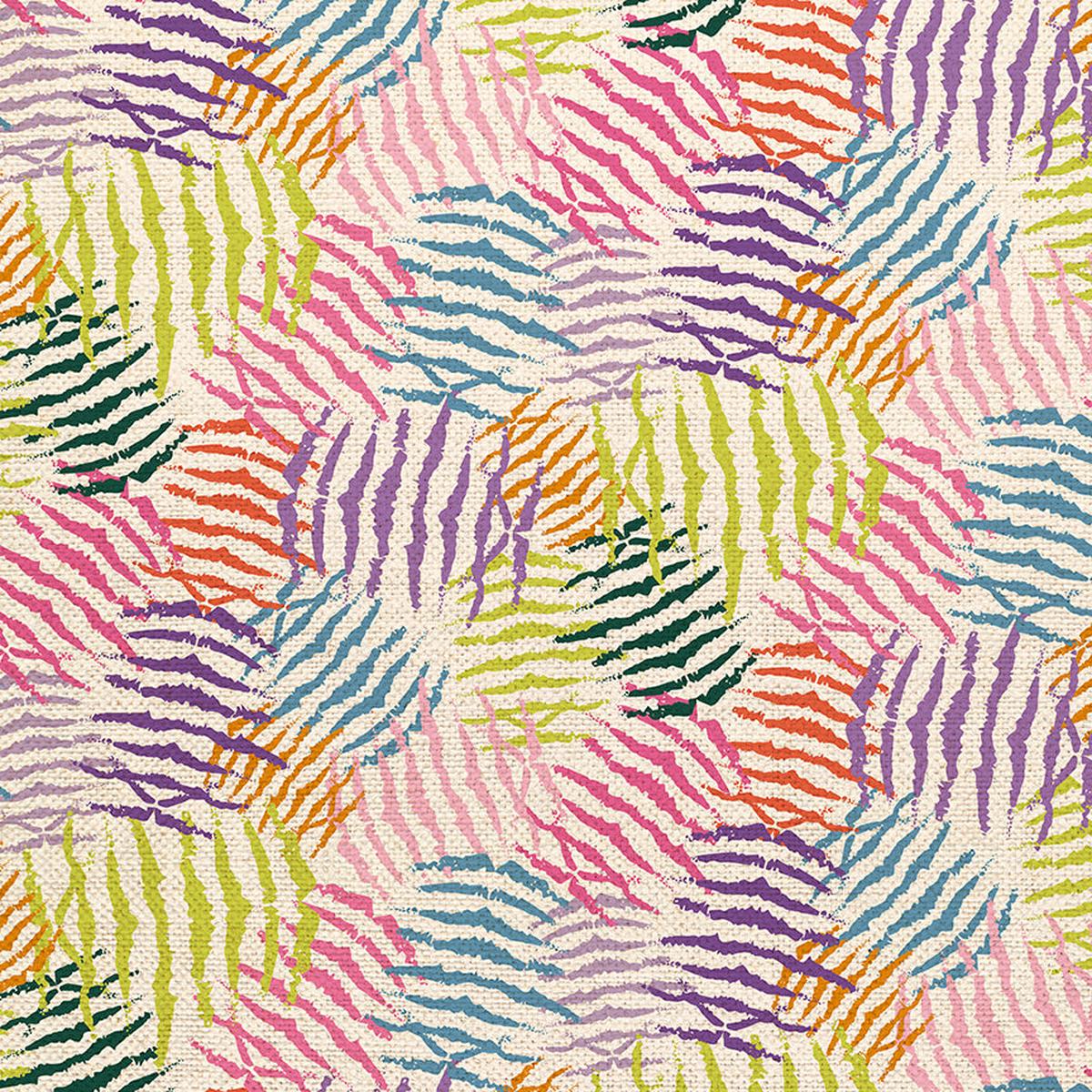 Dinosaur Stripes - Pink - Canvas