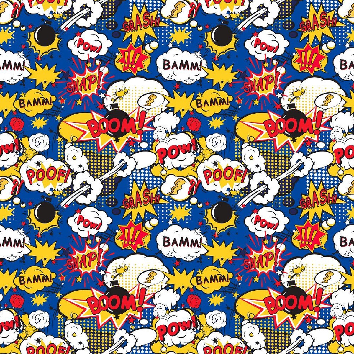 Super Hero - Blue Fabric