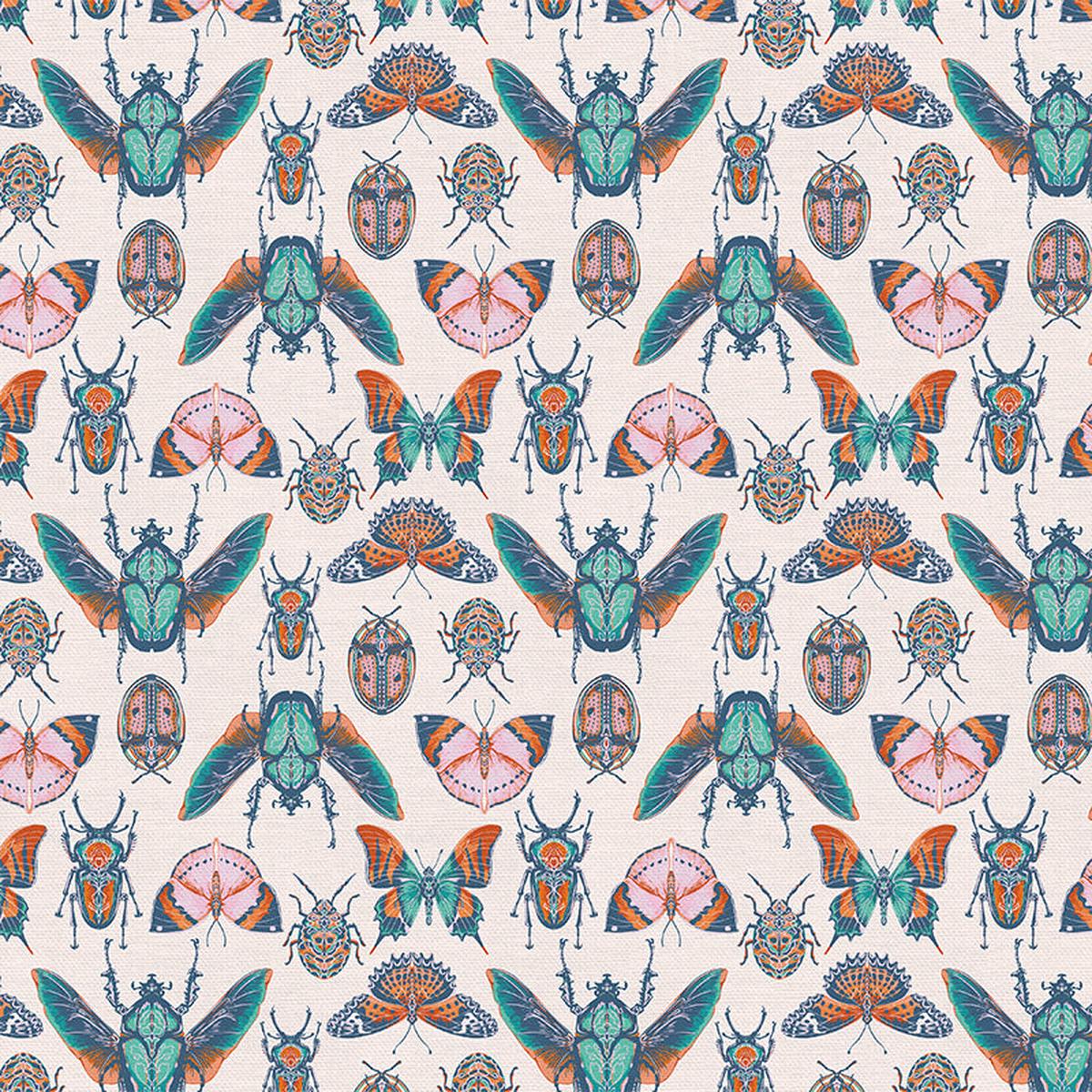 Emperor of India - Teal/Orange - Rayon