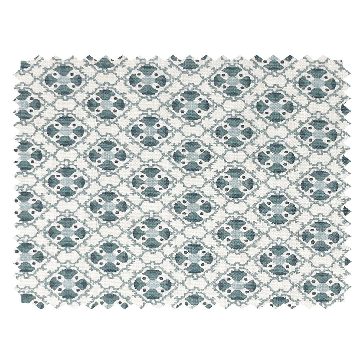 'Medallion All Over' Linen Fabric by Nathan Turner - Sage