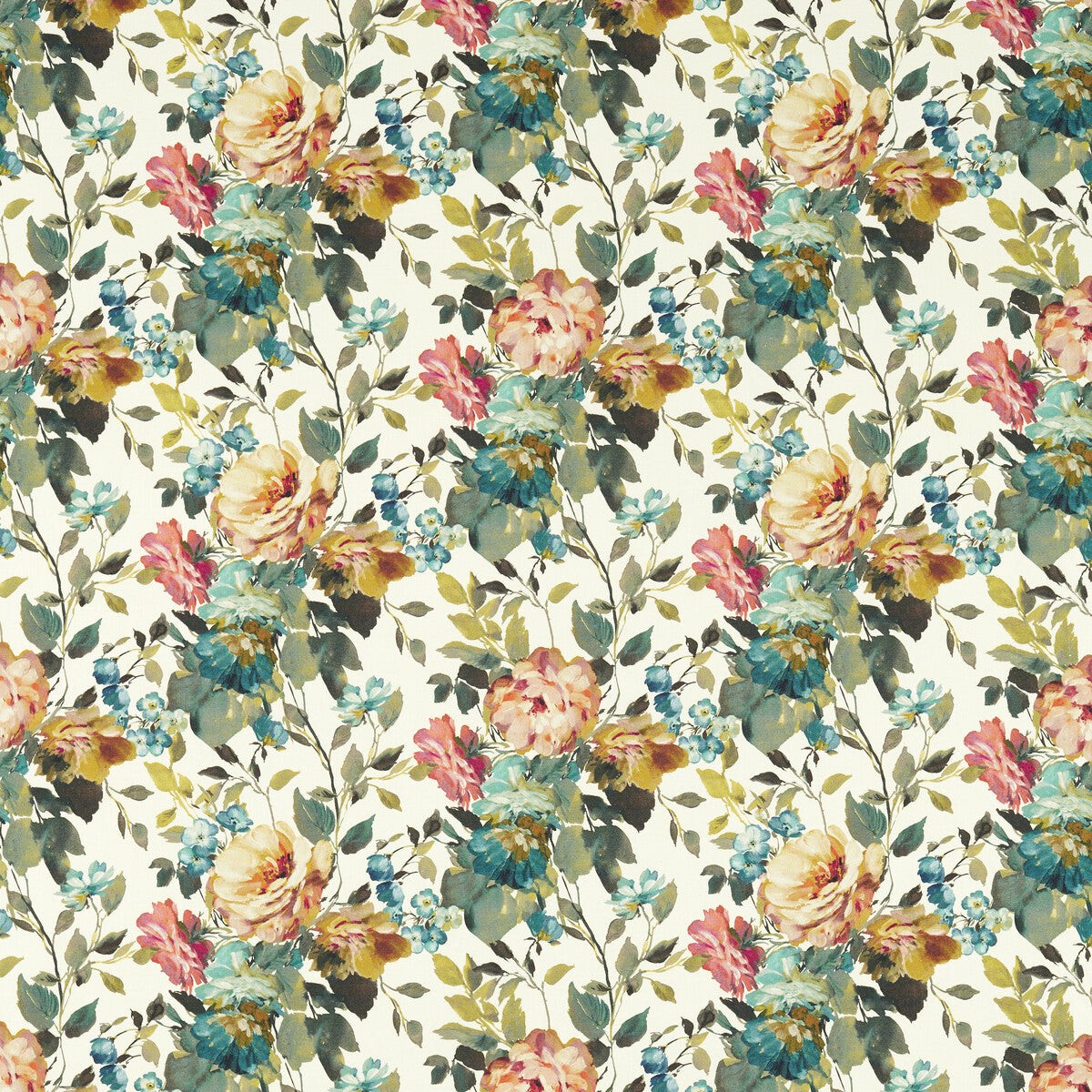 CLARKE AND CLARKE - BLOOM- ANTIQUE - Fabric by the Yard