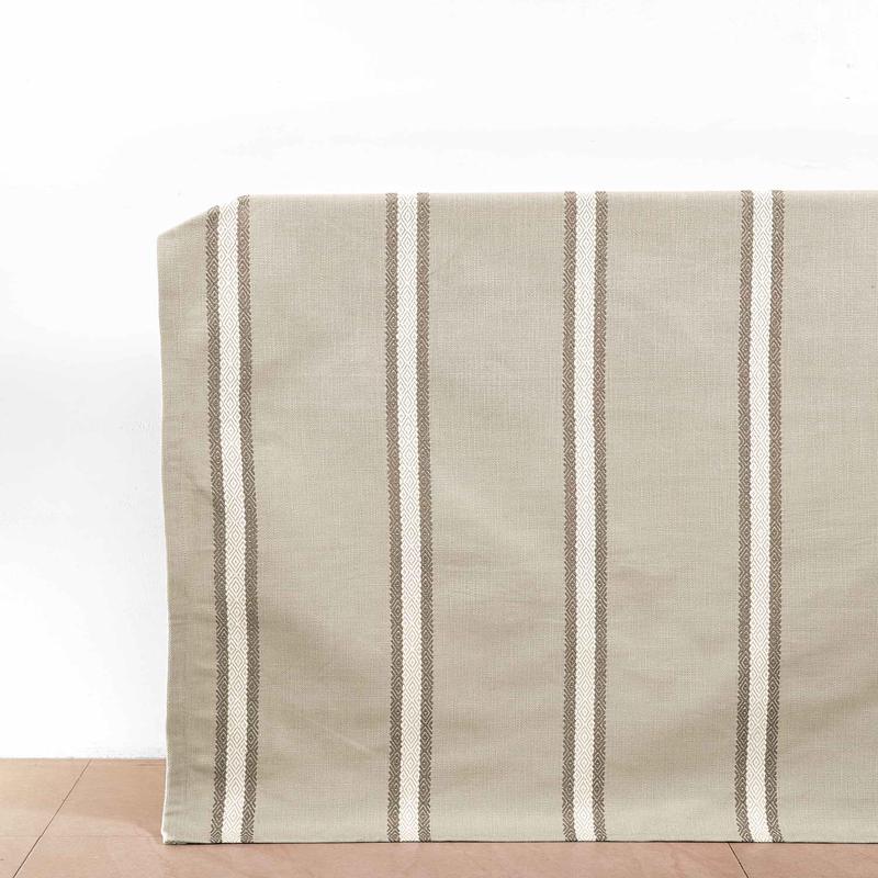 'Increda' Fabric by the Metre (Gray/ White)