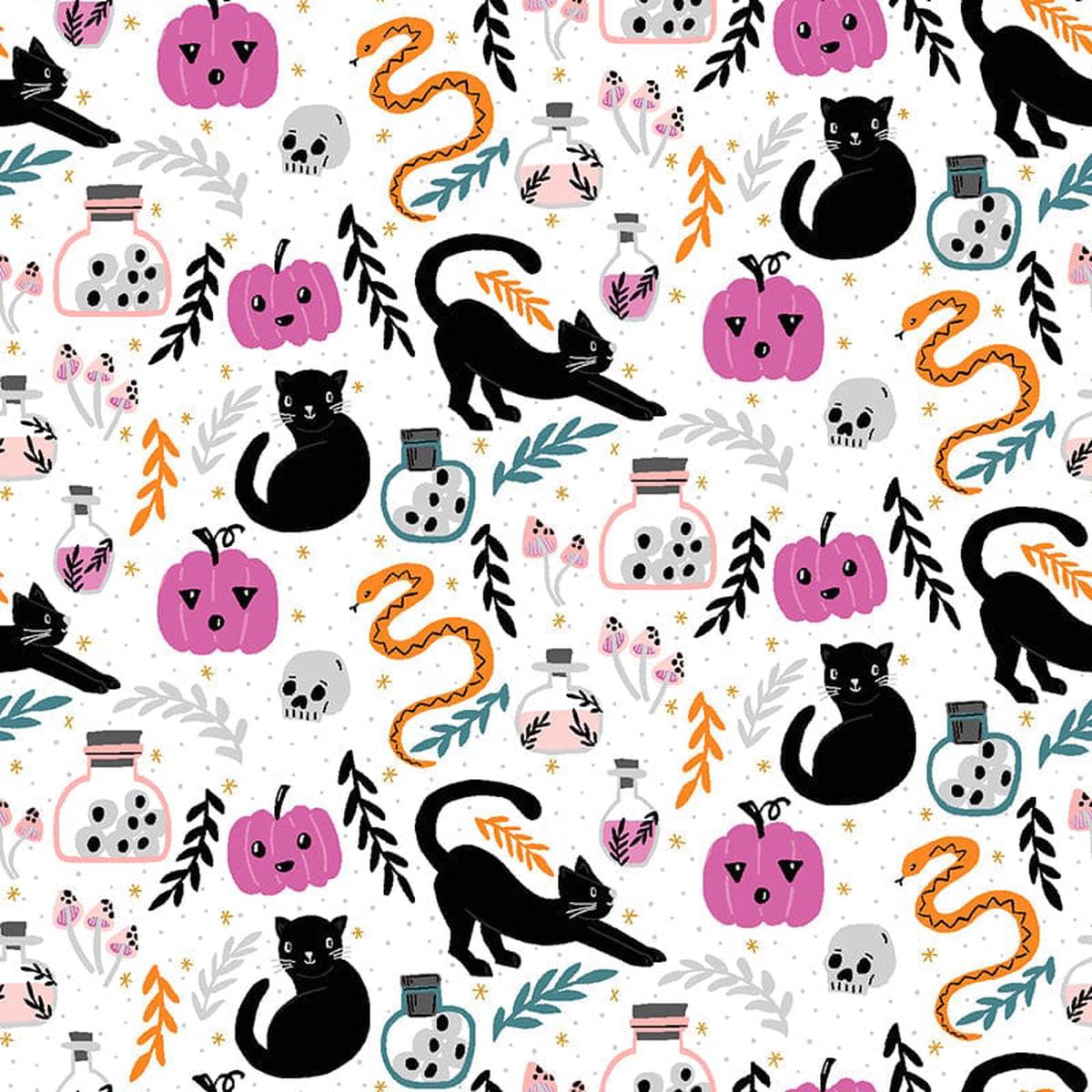 Cotton and Steel By The Glow of the Moon - Spooky dg100-sp2