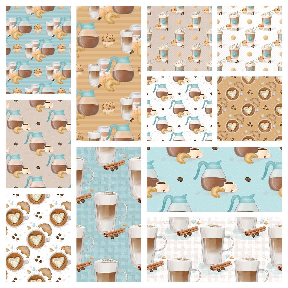 Cozy Coffee Fabric Collection - 12 Yard Bundle