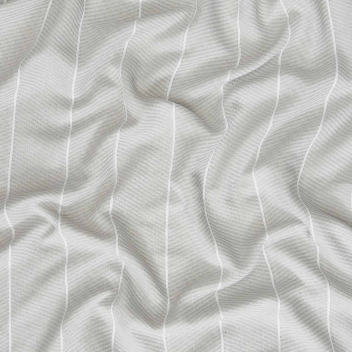 JF Fabrics LAFONT 94 Fabric Traditional,Transitional,Contemporary,Flamestitch,Stripe Grey/Silver Wide Width,Jacquard,Sheer - 7487794 J8231