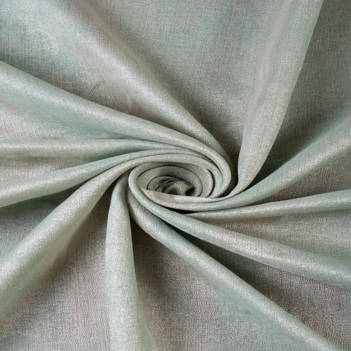 'Posey' Fabric by the Metre (Seafoam Green/ Gold)