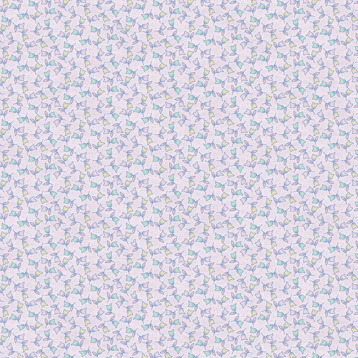 Ditsy Tulip - Purple - Quilting Cotton