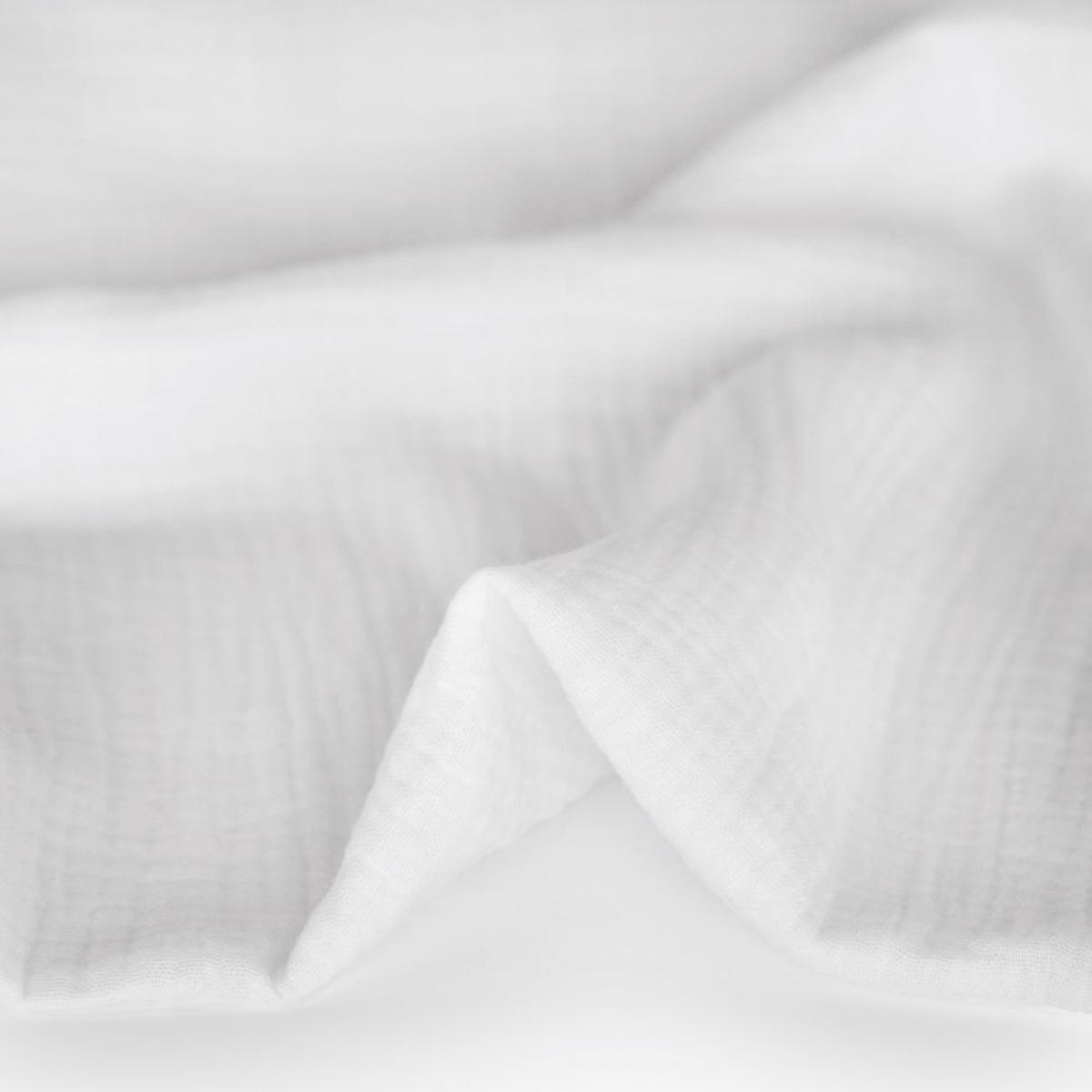 Organic Cotton Double Gauze - White