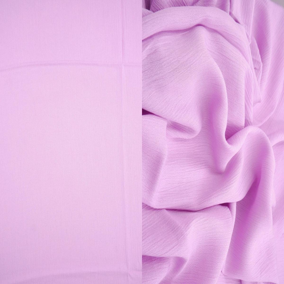 Rayon Crepon Solid Woven Fabric - CRP3143 - LAVENDER