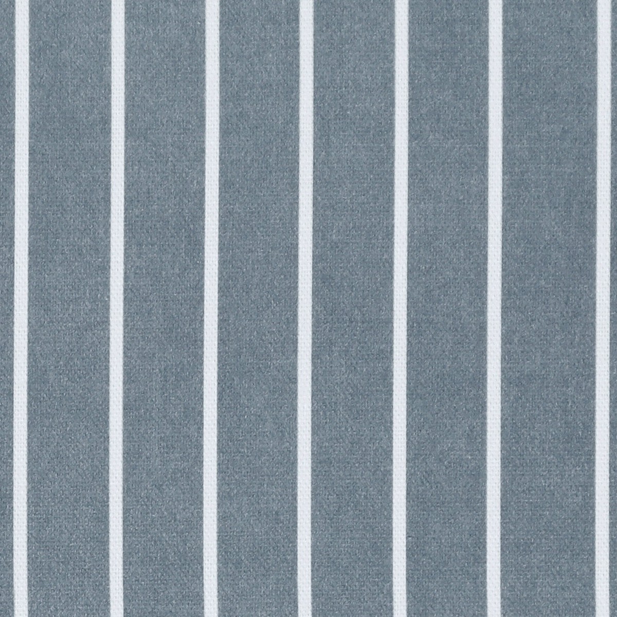 ANTE DECOR Burgess Printed Cotton Stripe Fabric Blue