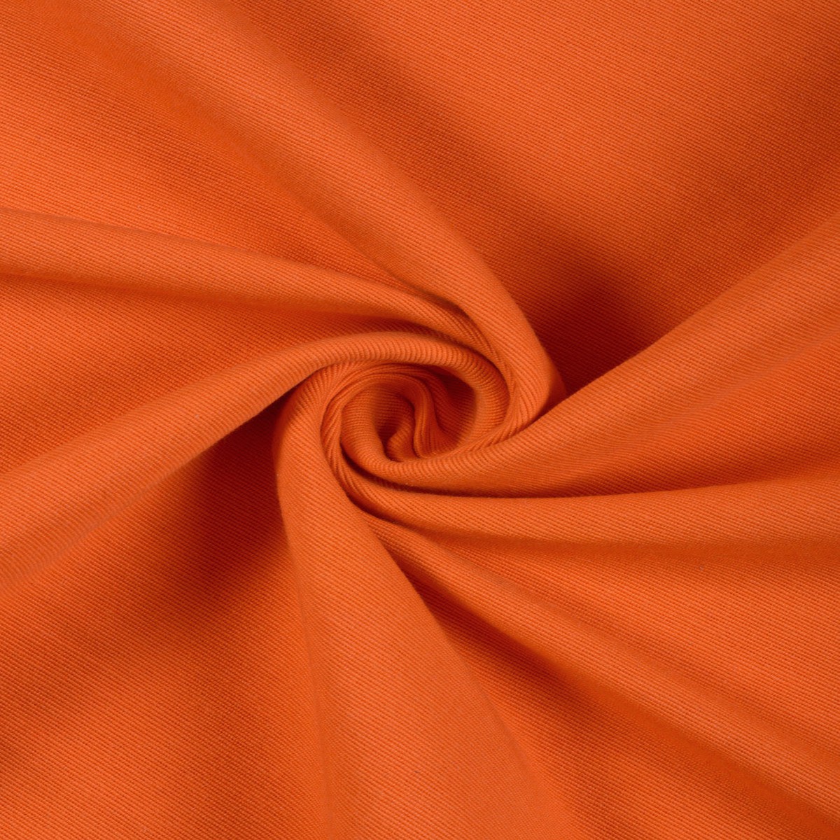 'Deep Saffron' Fabric by the Metre (Orange)