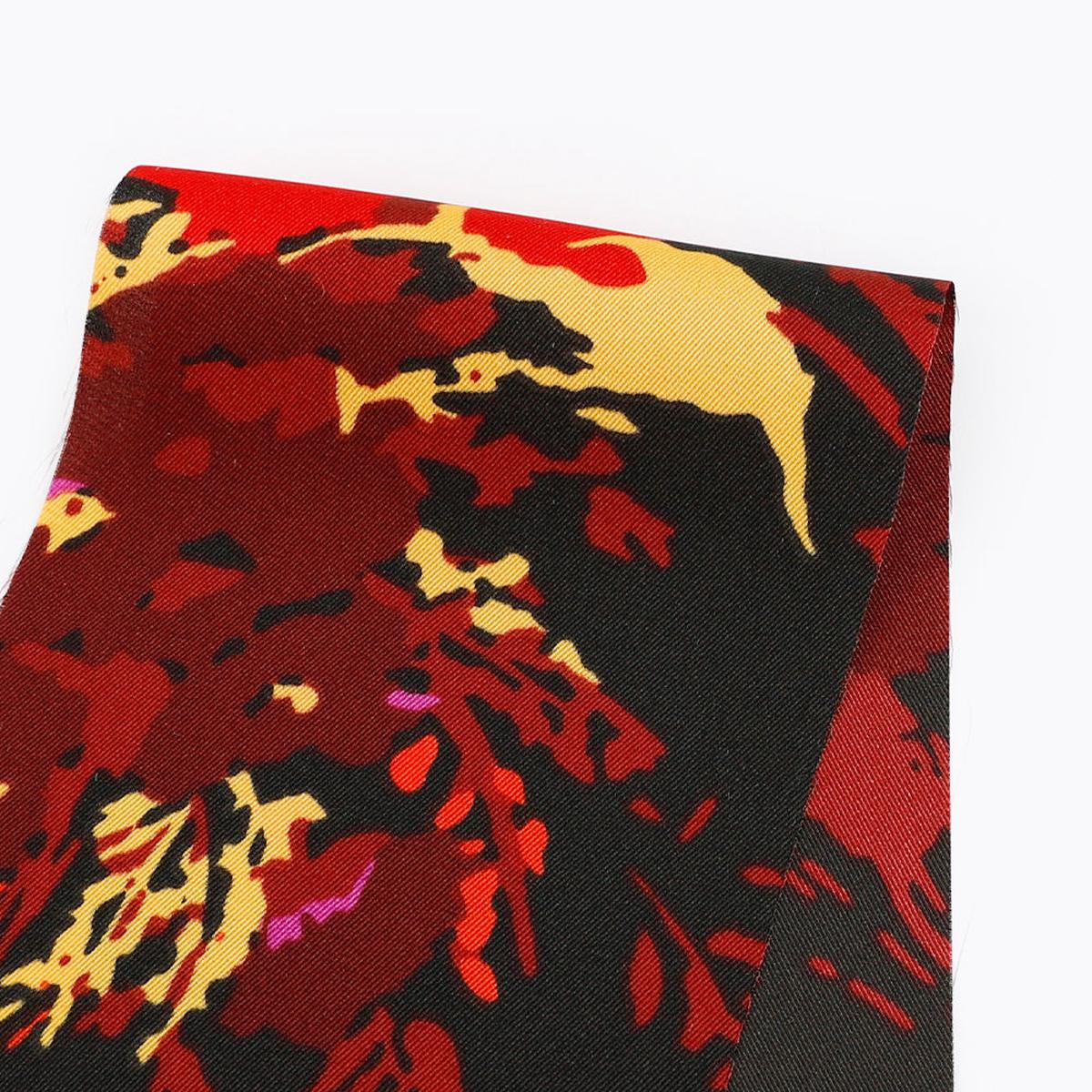 Harvest Bouquet Poly Twill - Red