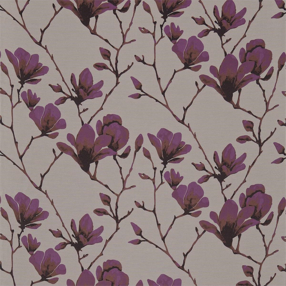 Lotus Momentum 6 Bronze Magenta Fabric by Harlequin