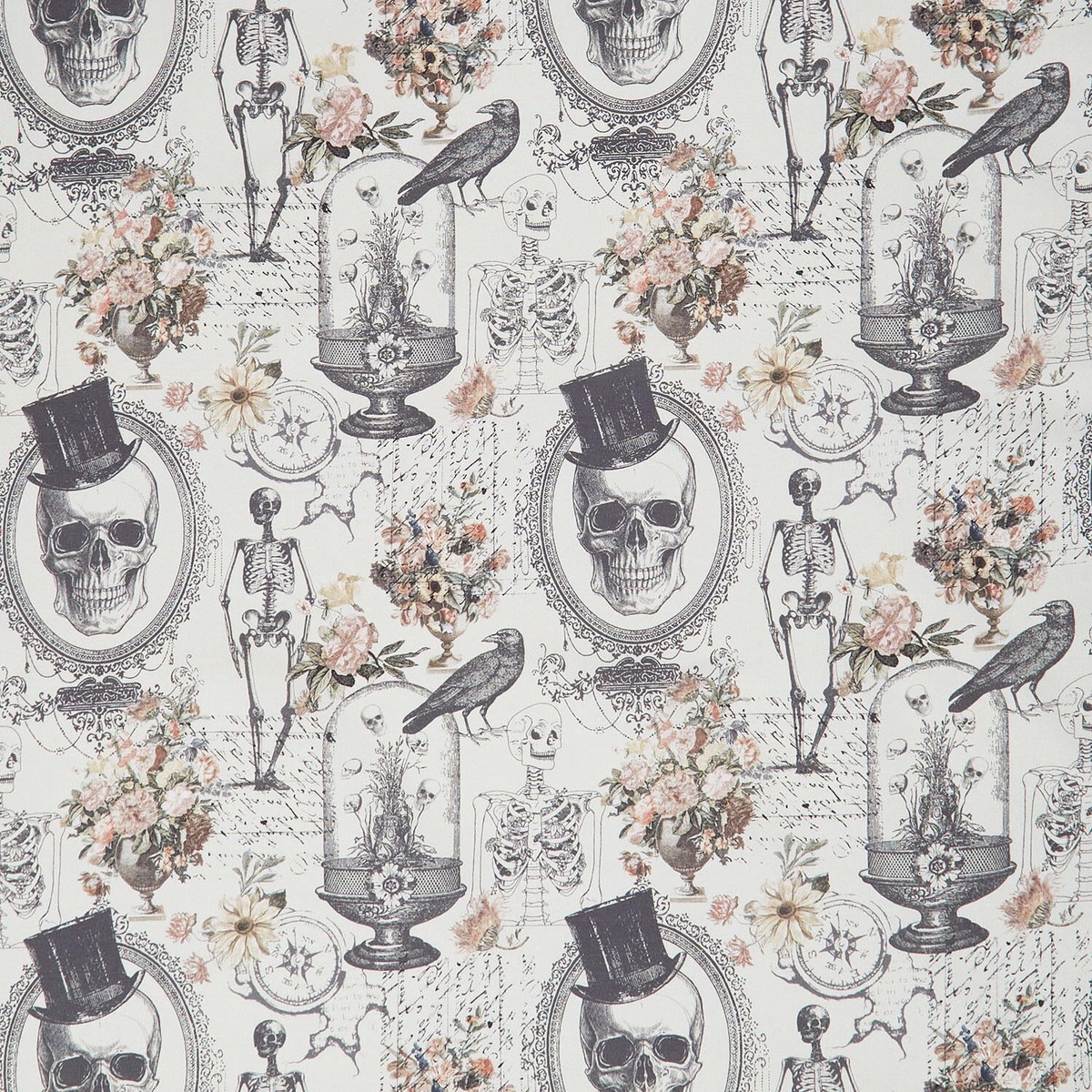 Boo-tiful - Nevermore Evermore Cream Yardage