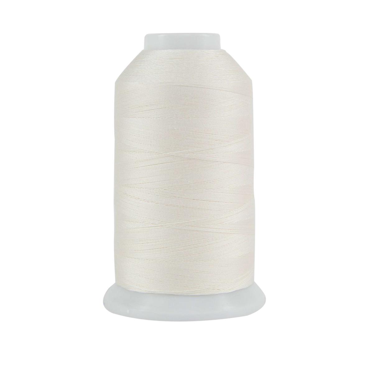 King Tut Cotton Quilting Thread 3-ply 40wt 2000yds White Linen