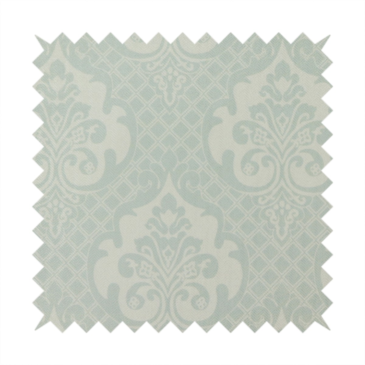 Chennai Damask Pattern Silver Colour Upholstery Fabric DP-358