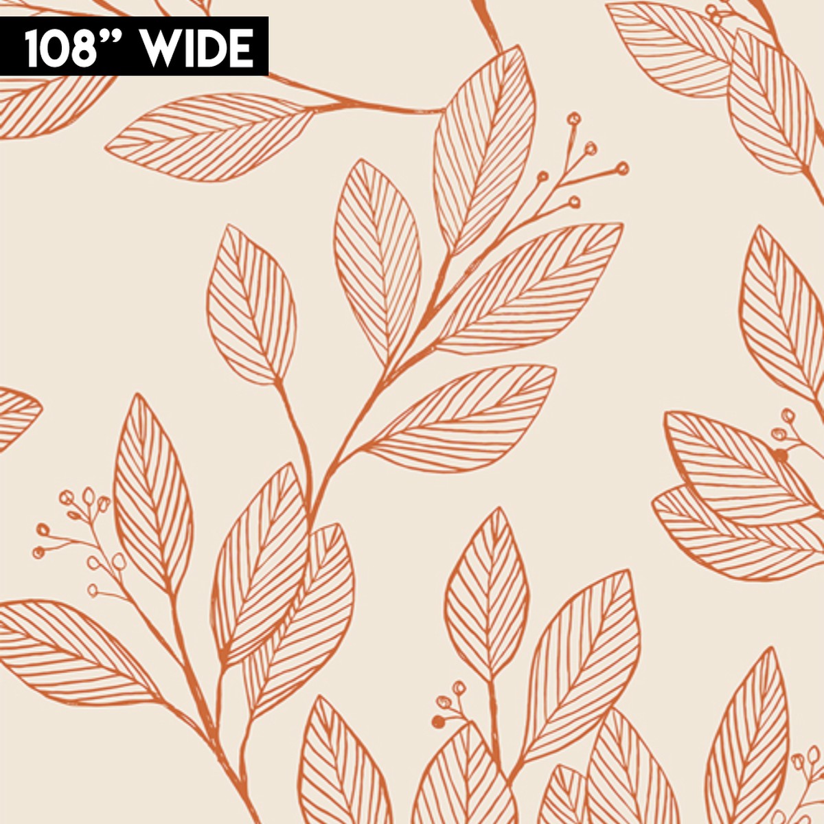 Laurel Sienna - 108" | WIDE-10207