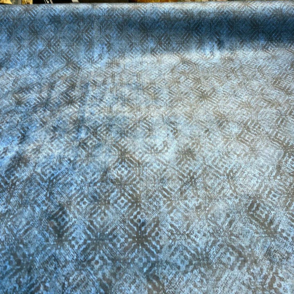 P Kaufmann Velour Texture Ink Blue Upholstery Fabric by the yard
