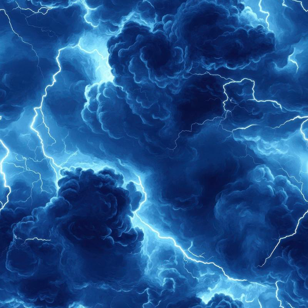 Thunderbolt Lightning Pattern 10 Quilting Cotton Fabric