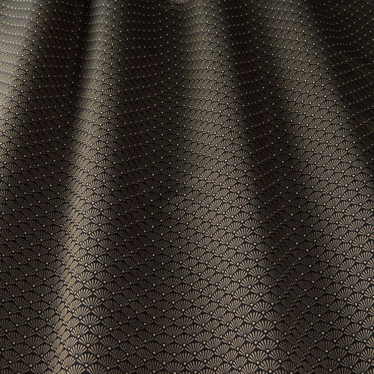 iLiv Woven Jacquard Fabric 1.5 Metres Asami Jet Curtain Upholstery Cushion