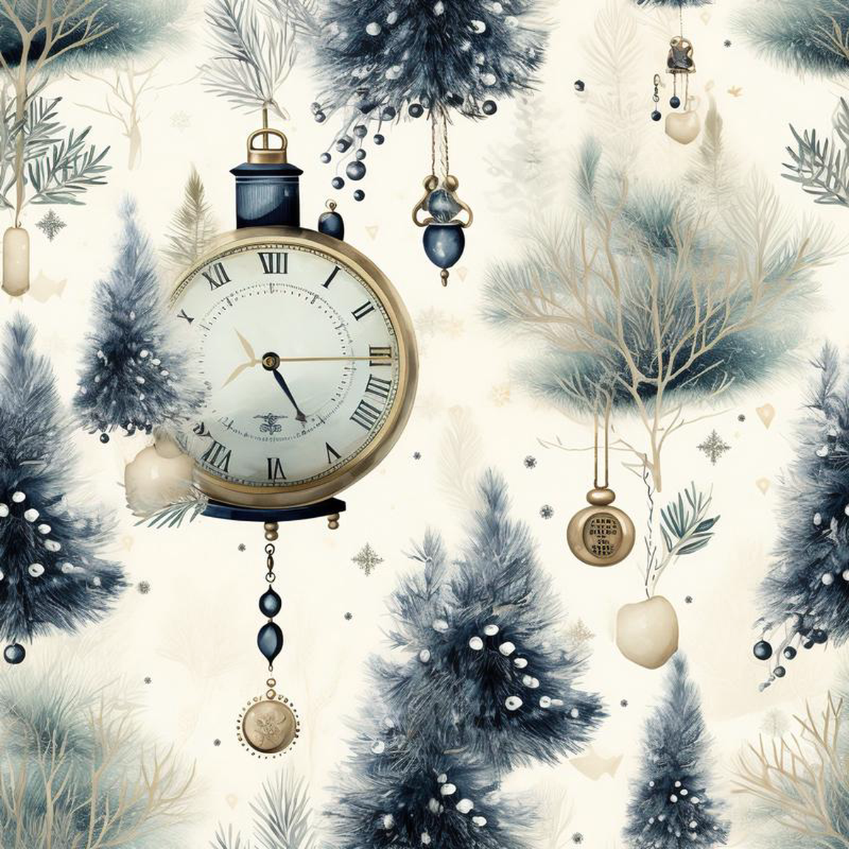 Timeless Winter Joy Pattern 11 Quilting Cotton Fabric