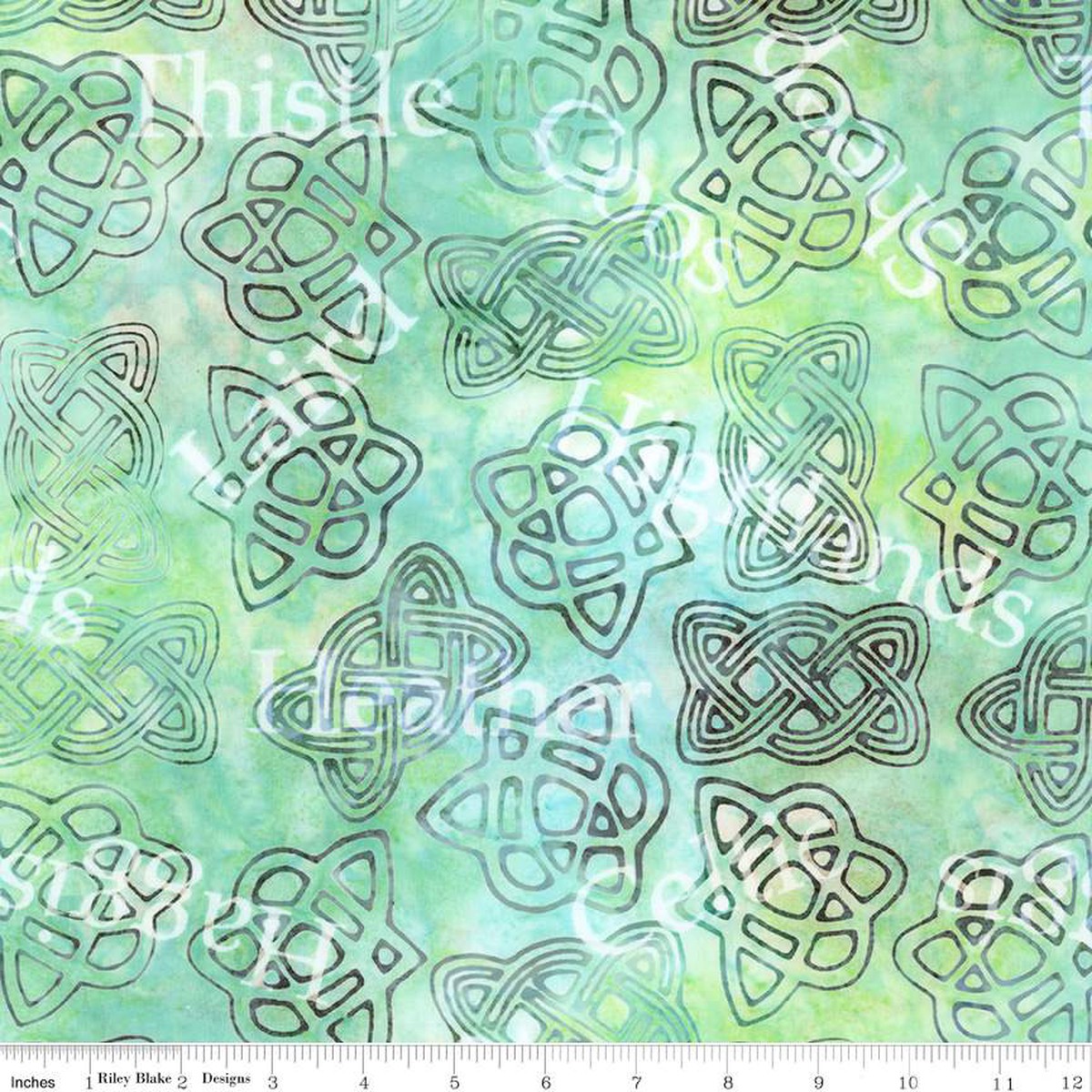 Fabric Riley Blake Seafoam Touch of Celtic Expressions Batiks by the Quarter Yard BT23264-310