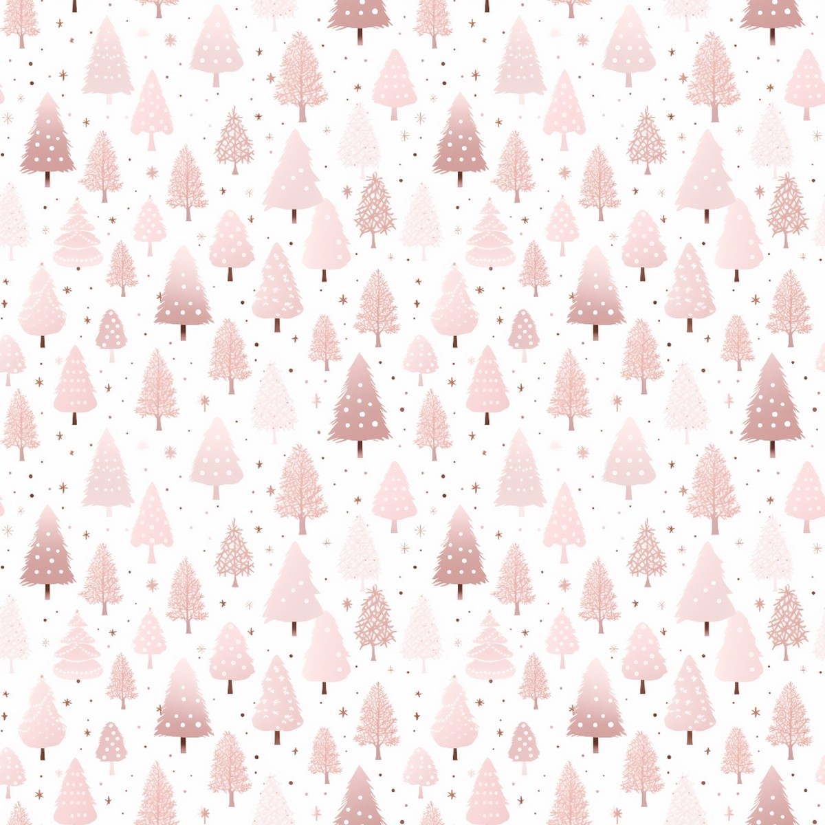 Pink Christmas Pattern 14 Quilting Cotton Fabric