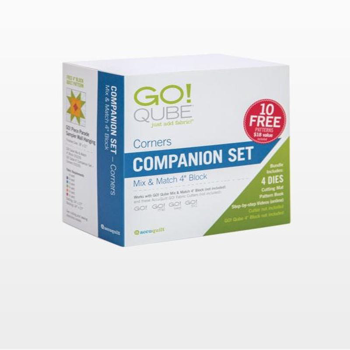 AccuQuilt GO Qube 48243 Companion Set-Corners 55230