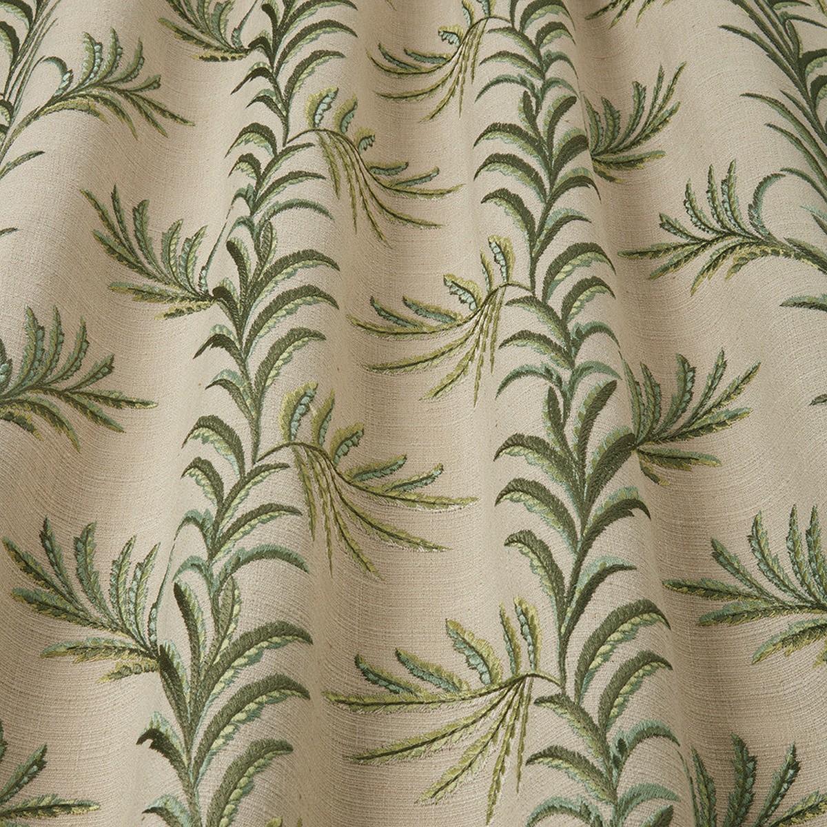 2.2 Metres iLiv Kala Spruce Embroidered Fabric Curtain Blind Upholstery Cushion
