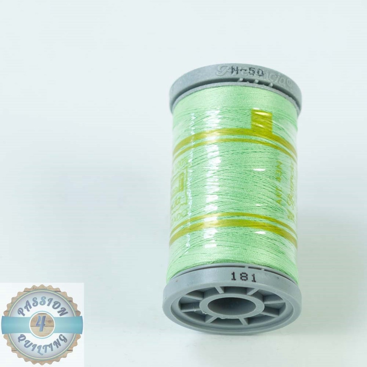 Presencia Cotton Quilting Thread 50wt 500m Colour 181 Light Green