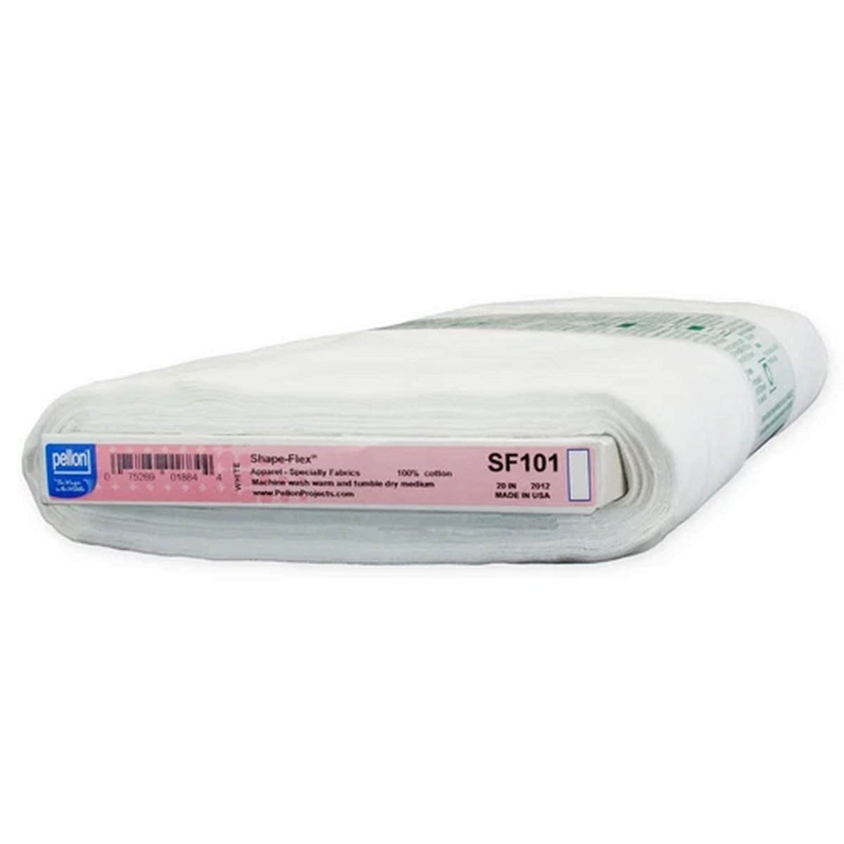 Pellon SF101 Fabric Interfacing, White 20" x 10 Yards by the Bolt