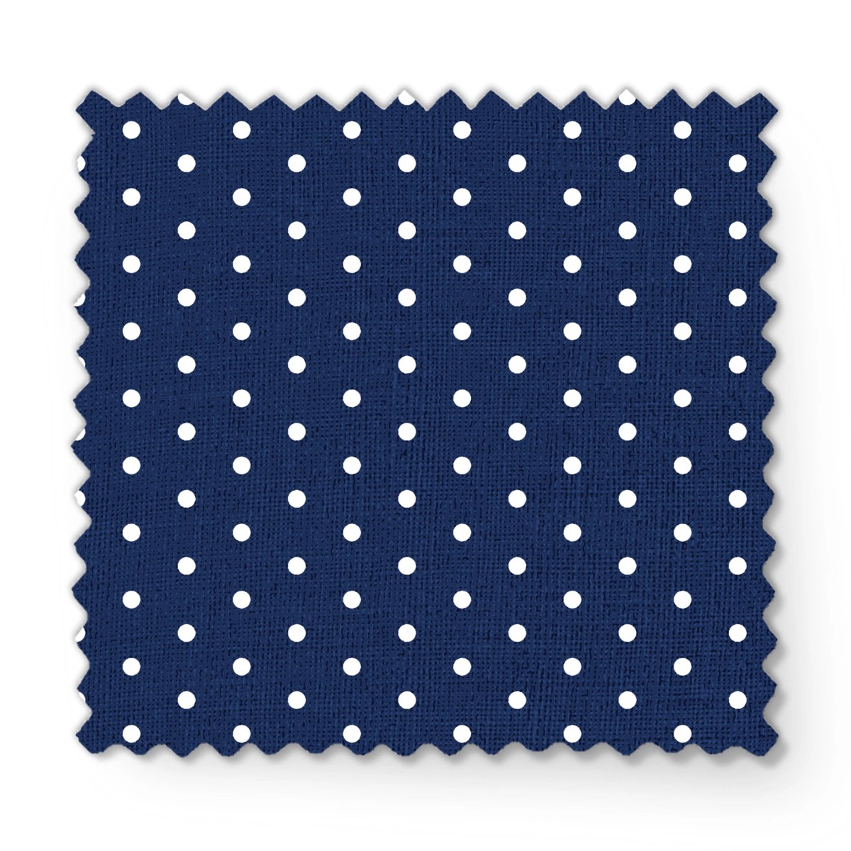 Polka Play - Navy Blue Fabric