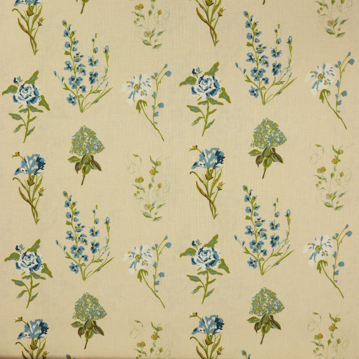 Anthology Fabric Collection - Garden Study Fresh in Linen Blend