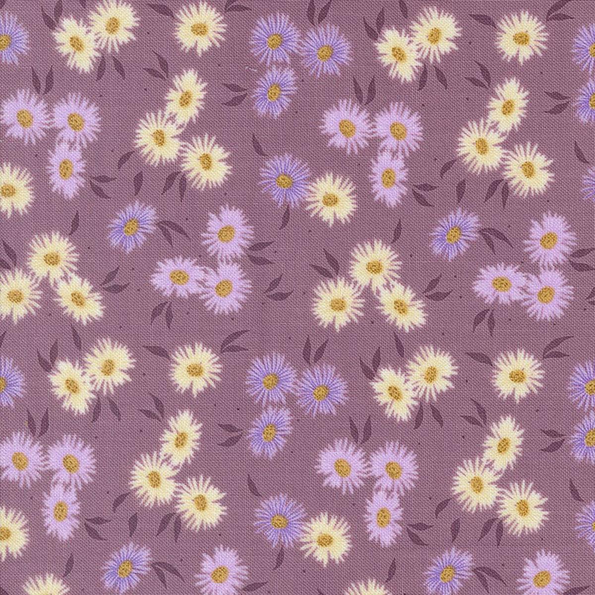 Moda Seaglass Summer Fabric - Beach Asters Beach Plum 43181-14