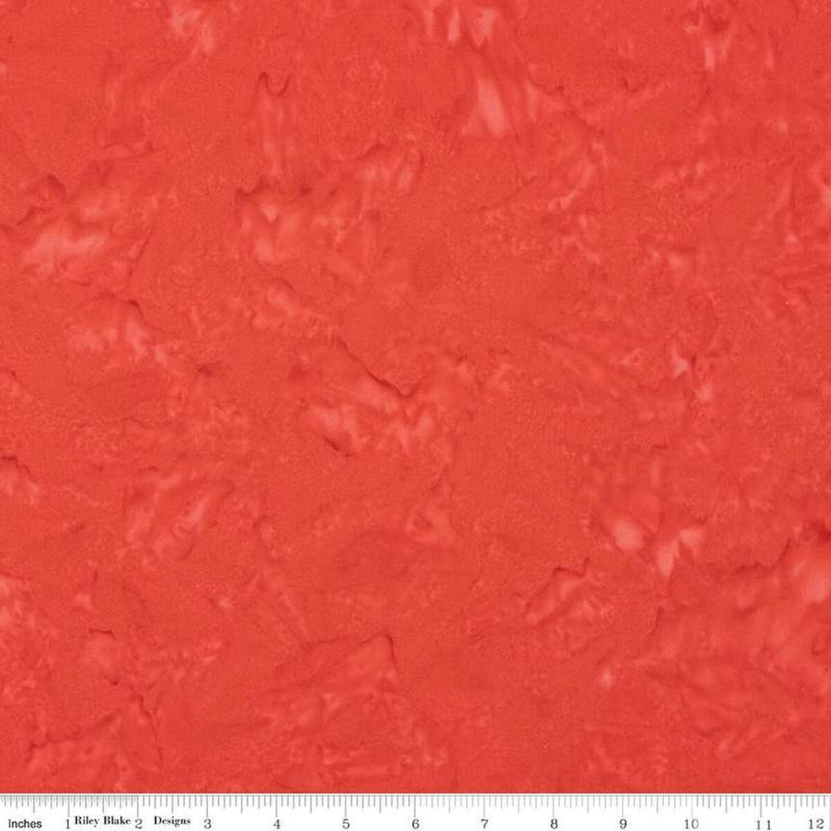 Fabric Riley Blake Tomato Red Hand Dyed Batiks 1088243 Wide Back by the Quarter Yard BTWB260