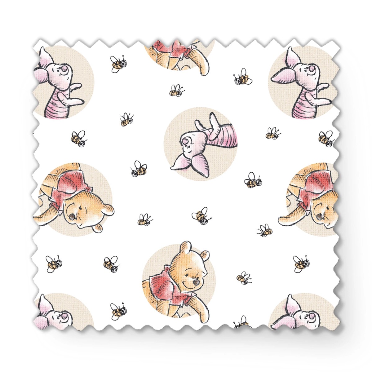 Disney Winnie the Pooh Buzzing Buddies Fabric