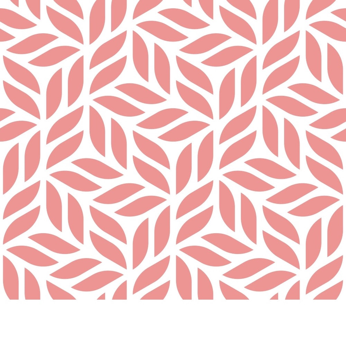 Peach Puff Leaves Quilting Cotton Fabric