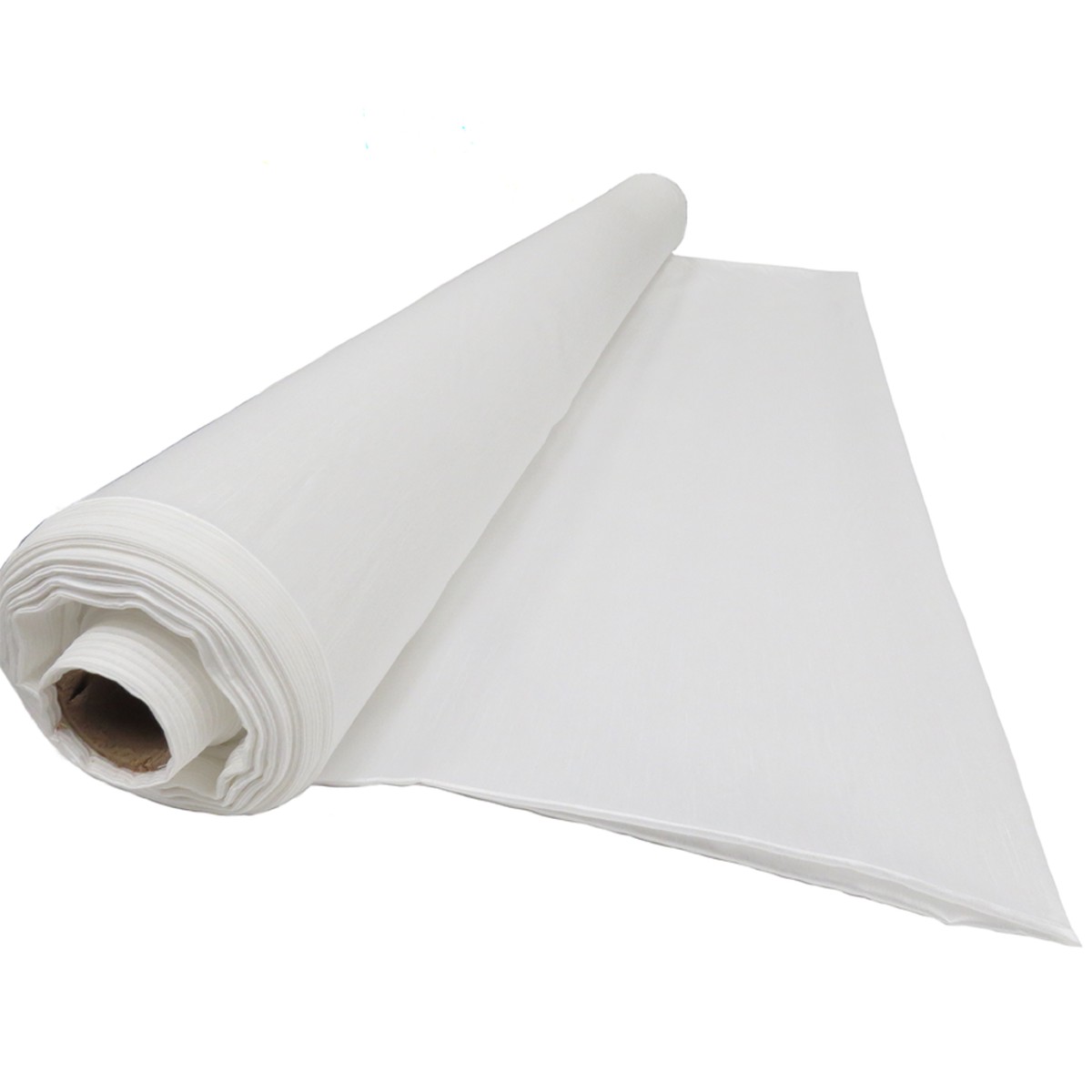 Shantung Fabric 118", 100% Polyester - White